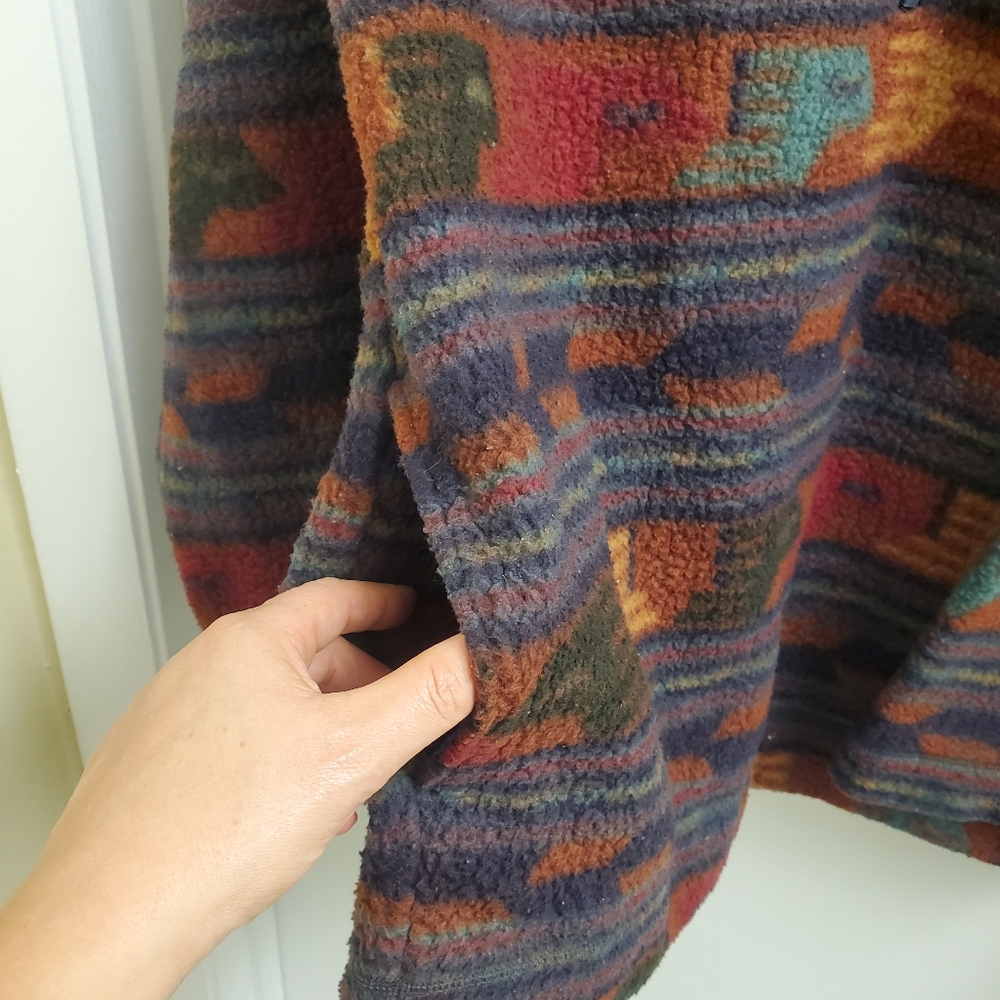🤩🔥Rare Vintage patagonia fleece pullover size unisex L - Picture 5 of 8
